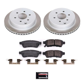 compare product Power Stop 09-12 Suzuki Equator Rear Semi-Coated Rotor Kit