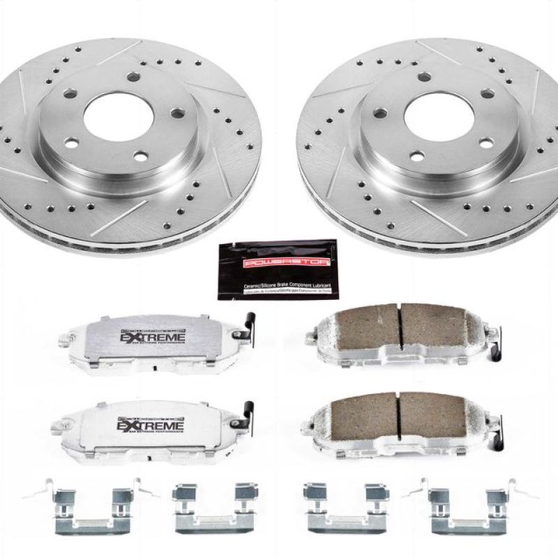 Power Stop 13 - 18 Nissan Sentra Front Z26 Street Warrior Brake Kit - My Store