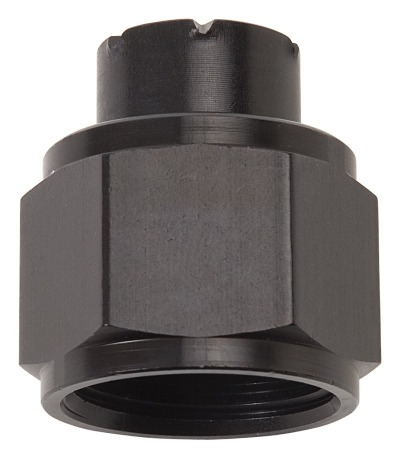 Russell Performance - 12 AN Flare Cap (Black) - My Store