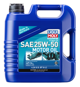 compare product LIQUI MOLY 4L Marine 4T Motor Oil SAE 25W50
