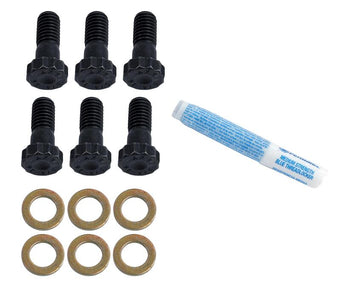 compare product McLeod Bolt Kit 6 3/8-16 X 1.000in Chromoly - Black Oxide 9/16 Hex Head