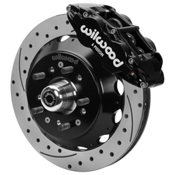 compare product Wilwood Forged 6 Piston Superlite Caliper, GT 48 Vane Spec37 Drilled & Slotted Rotor - 12.88x1.25
