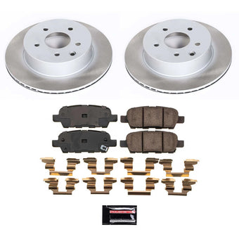 compare product Power Stop 14-15 Nissan Rogue Select Rear Semi-Coated Rotor Kit