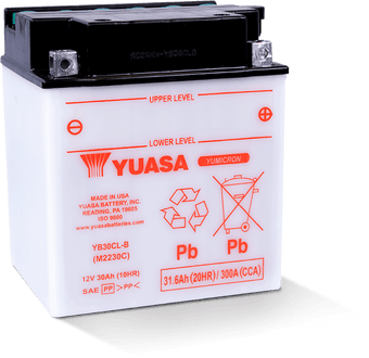 compare product Yuasa YB30CL-B Yumicron CX 12-Volt Battery