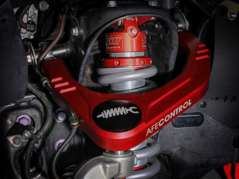 aFe Control 05 - 23 Toyota Tacoma Upper Control Arms - Red Anodized Billet Aluminum - My Store