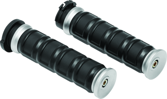 compare product Kuryakyn Dillinger Grips Dual Cable Silver