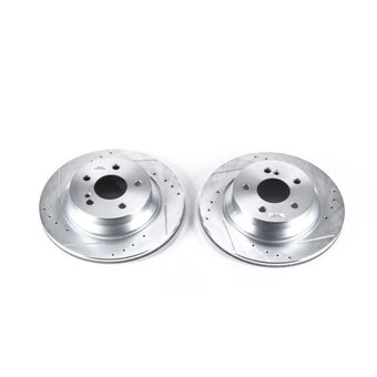 compare product Power Stop 15-18 Mercedes-Benz CLS400 Rear Evolution Drilled & Slotted Rotors - Pair