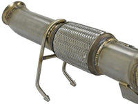 aFe Twisted Steel 3in. 304 SS Catted Series Downpipe 16 - 18 Ford Focus RS I4 - 2.3L (t) - My Store