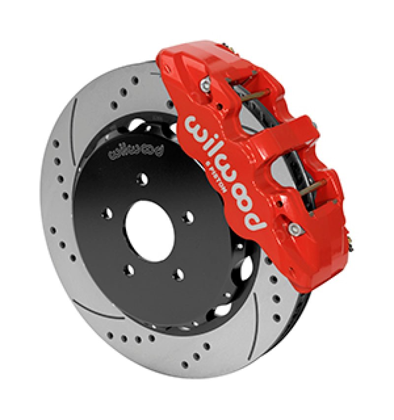 Wilwood Narrow Superlite 4R Rear Big Brake Kit Mopar/Dana 14in Drilled/Slotted Rotor - My Store