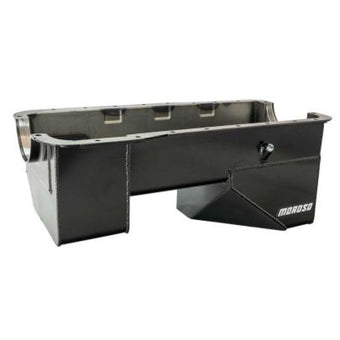 compare product Moroso 66-77 Ford Bronco (289/302) Billet End Seals 9in Deep Rear Sump Steel Oil Pan