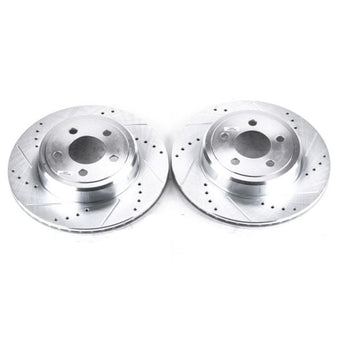 compare product Power Stop 05-19 Chrysler 300 Rear Evolution Drilled & Slotted Rotors - Pair