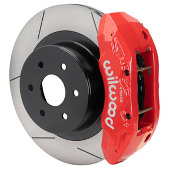 compare product Wilwood 99-18 Chevy Silverado/GMC Sierra 16x1.25 Slotted Rotor TX4R 4 Piston Rear Brake Kit - Red