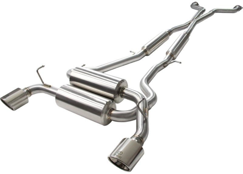 aFe Takeda 2 - 1/2in 304SS Cat - Back Exhaust Infiniti G37 08 - 13/Q60 14 - 15 V6 - 3.7 w/ Polished Tips - My Store
