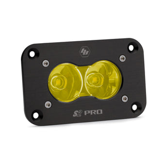 compare product Baja Designs S2 Pro Flush Mount Work/Scene Pattern LED Work Light - Amber