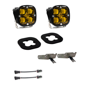 compare product Baja Designs 11-16 Ford Super Duty Fog Pocket Kit - Amber