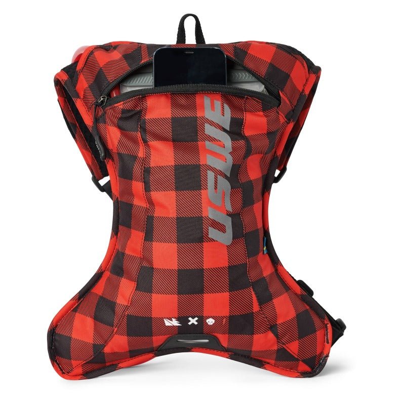 USWE Outlander Hydration Pack 2L - Flannel Red/Black - My Store