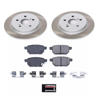 compare product Power Stop 17-22 Toyota Prius Prime Rear Semi-Coated Rotor Kit