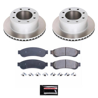 compare product Power Stop 10-12 Ford F-350 Super Duty Rear Semi-Coated Rotor Kit