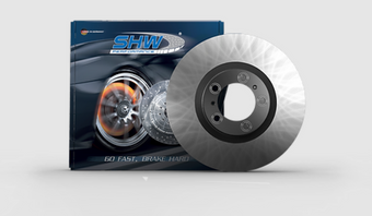 compare product SHW 15-18 Porsche Macan S 3.0L w/o Ceramics Left Front Smooth Monobloc Brake Rotor (95B615301T)