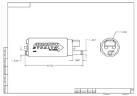 Aeromotive 340 Series Stealth In - Tank E85 Fuel Pump - Offset Inlet - Inlet Inline w/Outlet - My Store