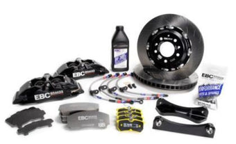 compare product EBC Racing 12-21 Subaru WRX STI Black 6-Piston 355mm Rotors Apollo Front Big Brake Kit