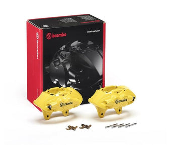 compare product Brembo OE 16-21 BMW M2/15-18 M3/15-20 M4 Hydraulic Front X-Style Brake Calipers - Yellow