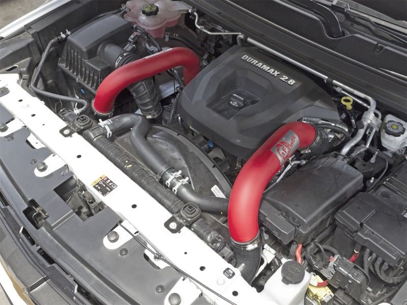 aFe BladeRunner 3in Red IC Tube Cold Side w/ Coupling & Clamp Kit 2016 GM Colorado/Canyon 2.8L - My Store