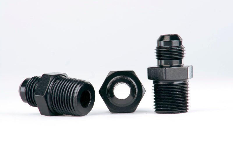 Aeromotive Carb. Reg 13205 Fitting Kit (Incl. (3) 3/8in NPT to AN - 06 fittings) - My Store