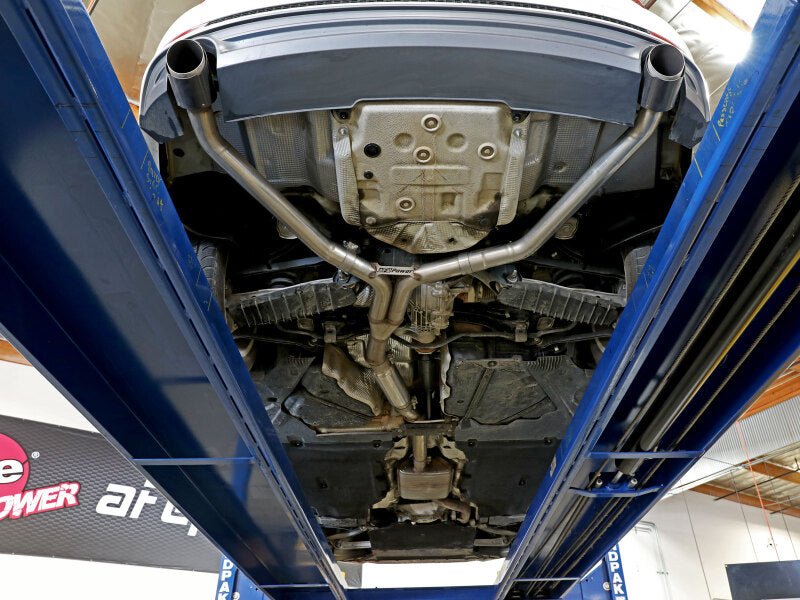 aFe MACHForce XP 3in - 2.5in SS Exhaust Axle - Back 17 - 19 Audi A4 (B9) L4 - 2.0L (t) - Polished - My Store