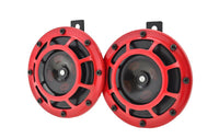 Hella Supertone Horn Kit 12V 300/500HZ Red (003399803 = 003399801) - My Store
