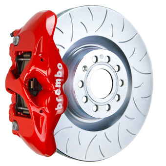 compare product Brembo 16-23 Audi TT Front GT BBK 4 Piston Cast 345x30 1pc Rotor Slotted Type3-Red