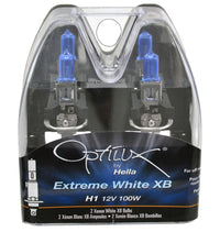 Hella Optilux H1 100W XB Extreme White Bulbs (Pair) - My Store