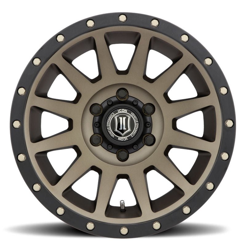 ICON Compression 17x8.5 5x5 - 6mm Offset 4.5in BS 71.5mm Bore Bronze Wheel - My Store