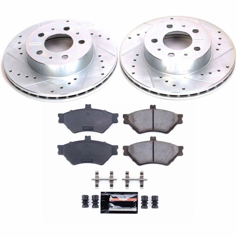Power Stop 95 - 97 Ford Crown Victoria Front Z23 Evolution Sport Brake Kit - My Store