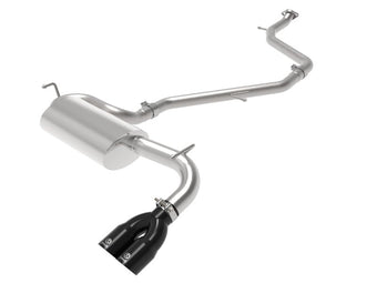 compare product aFe Takeda 18-21 Toyota C-HR 2.0L 2.5in 304 Stainless Steel Cat-Back Exhaust w/ Black Tip