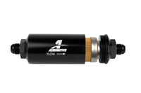 Aeromotive In - Line Filter - (AN - 8 Male) 10 Micron Fabric Element Bright Dip Black Finish - My Store