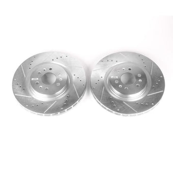 compare product Power Stop 04-07 Cadillac CTS Front Evolution Drilled & Slotted Rotors - Pair