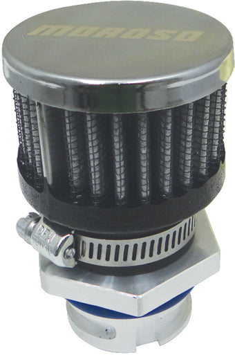 compare product Moroso GM LS Valve Cover Breather Kit - OEM - Double Tab Oil Fill Hole
