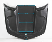 Anderson Composites 10 - 15 Chevrolet Camaro Type - COPO 3in Cowl Hood - Fiberglass - My Store