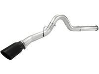 aFe Atlas 5in DPF - Back Aluminized Steel Exh Sys Ford Diesel Trucks 11 - 14 v8 - 6.7L td wrinkled blk tip - My Store