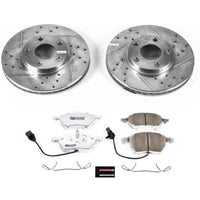 Power Stop 1998 Volkswagen Passat Front Z26 Street Warrior Brake Kit - My Store
