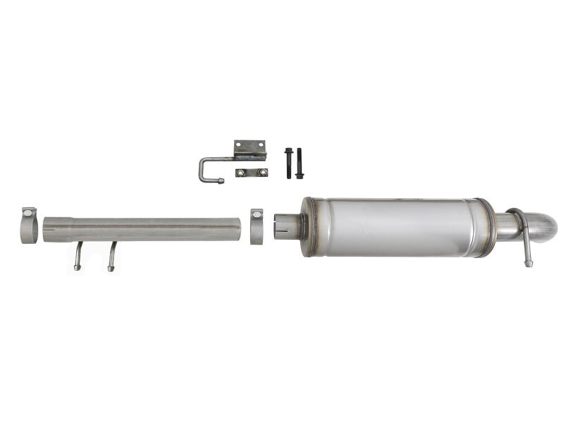 aFe Rock Basher 3in 409 SS Cat - Back Turn - Down Exhaust 12 - 18 Jeep Wrangler (JK) V6 3.6L/ 07 - 11 3.8L - My Store