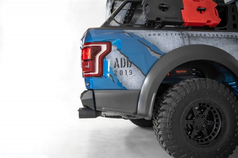 Addictive Desert Designs 17 - 20 Ford Raptor F - 150 Bomber Rear Bumper w/ Backup Sensor Cutouts - My Store