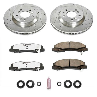 compare product Power Stop 06-11 Buick Lucerne Front Z26 Street Warrior Brake Kit