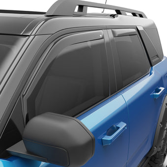 compare product EGR 21-22 Ford Bronco Sport 4 Door In-Channel Window Visors - Dark Smoked (573561)