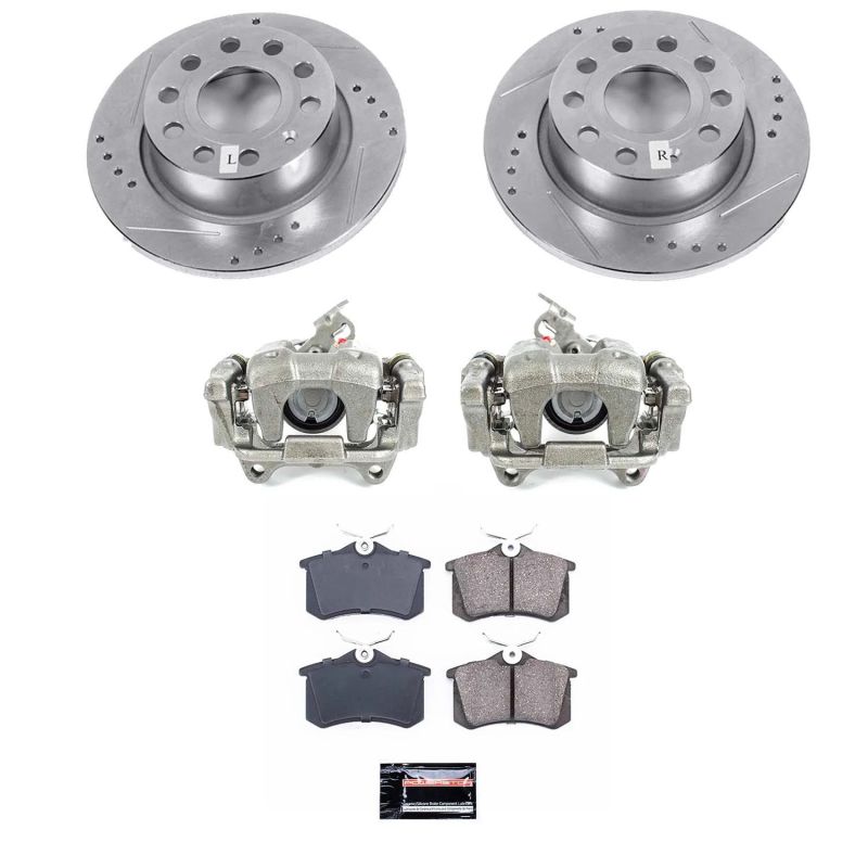 Power Stop 2019 Volkswagen Beetle Rear Autospecialty Brake Kit w/Calipers - My Store