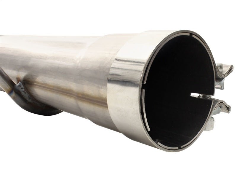 aFe MACHForce XP Exhaust 3in - 3.5in SS Single Side Ext CB w/ Black Tip 99 - 04 Ford F150 V8 5.4L/6.8L - My Store