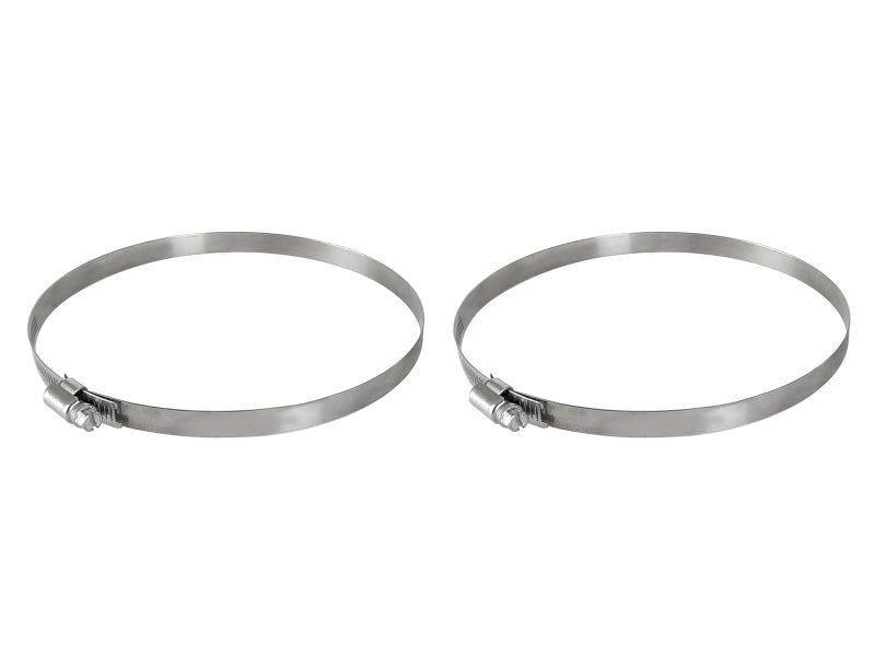 aFe Magnum FORCE Worm Gear Hose Clamps - 4 - 1/8in to 7in ID (Pair) - My Store