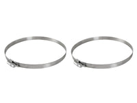 aFe Magnum FORCE Worm Gear Hose Clamps - 4 - 1/8in to 7in ID (Pair) - My Store