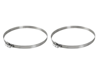 compare product aFe Magnum FORCE Worm Gear Hose Clamps - 4-1/8in to 7in ID (Pair)